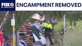 Madison crews clear out protest encampment | FOX6 News Milwaukee