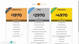 GHL Prcing Table Full Demo