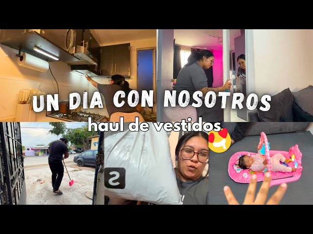 Rutina en un dia nublado ✅ limpiando y cuidando a mi bebé ❤️ haul de SHEIN vestidos 👗 