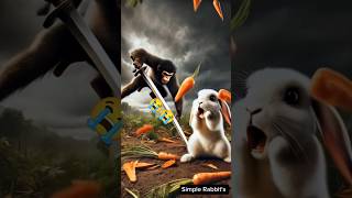 Rabbit And Her Baby Farming Story Of Rabbit And Monkey