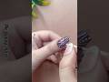 💅💜Easy nail art with tape #nailart2025 #shorts #shortvideo