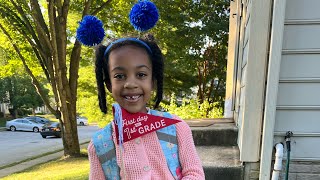 First Day of School Reflections - 1st Grade