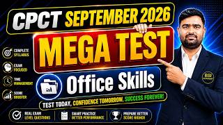 CPCT Mega Test 05 - Office Skills | Mega Test for CPCT September 2026 | CPCT MELA 2026 screenshot 3