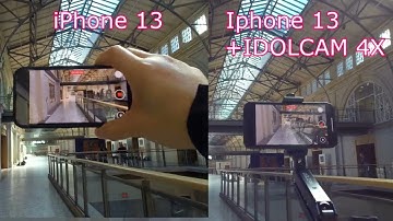 iPhone 13 Video Comparison with 4th Axis Stabilizer by IDOLCAM!