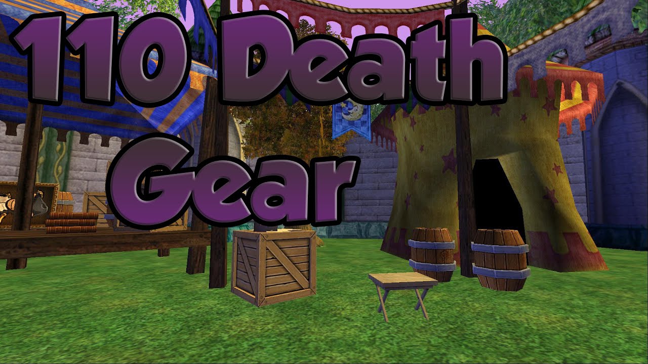 Wizard101 110 Death Gear Setup YouTube