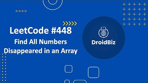 Find All Numbers Disappeared in Array | LeetCode 448 | Python