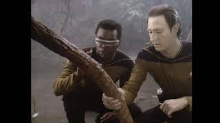 Lt. Commander Data and Lt. La Forge Locate the Source of the Infection