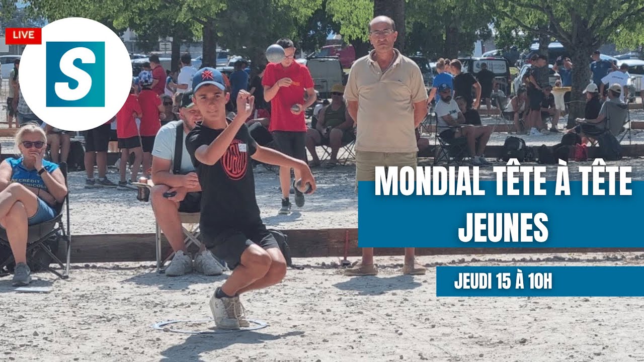 Miniature de la vidéo : Live de Pétanque à Romans sur Isère le 15/08 à 10H
