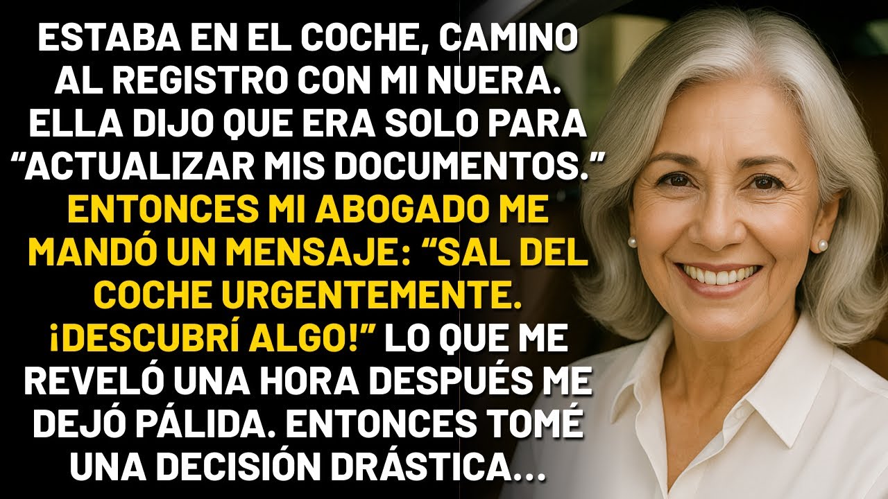 Mi abogado me escribió: “¡Tu nuera está mintiendo!” — y reveló su plan secreto para quitarme todo…