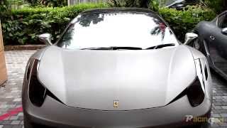 Brush Steel Wrap Ferrari 458 Italia !