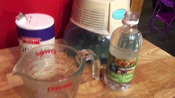 Dissolving the shell of an egg with vinegar.