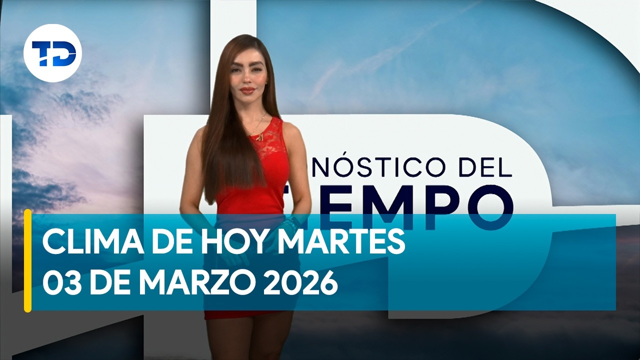 Pronóstico del tiempo para Costa Rica 03 de marzo de 2026, con Emily Quiñones