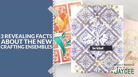 3 Surprising Crafty Facts about the Altenew Ensembles | Perfect Pairings with Jaycee