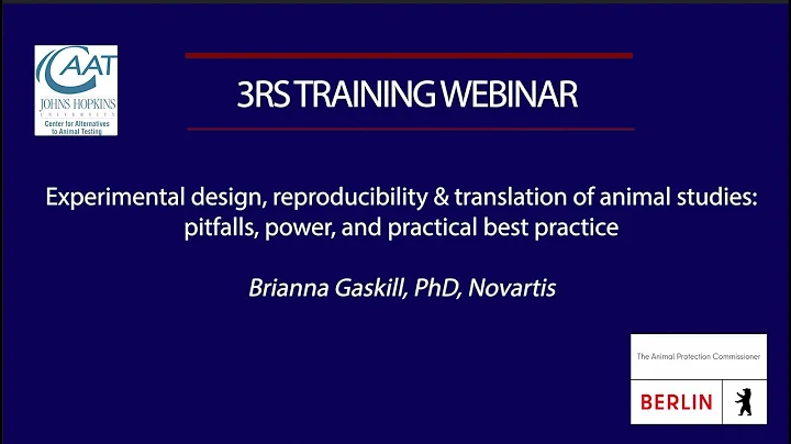 3Rs Webinar: Experimental design-pitfalls, power, ...