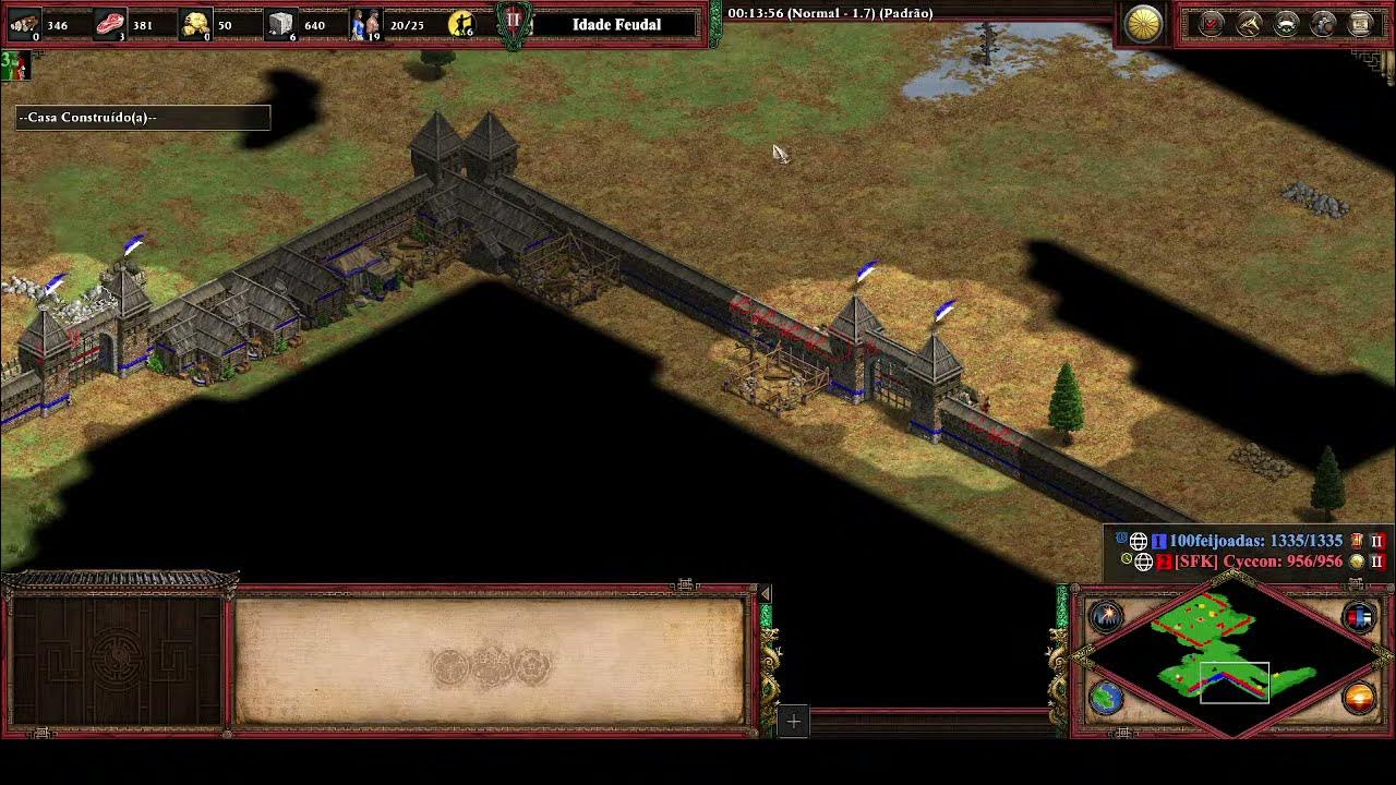 Aoe2 Age of Empires II Arena Wall Strategy Failed YouTube