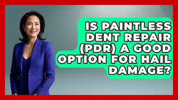 Is Paintless Dent Repair (PDR) A Good Option For Hail Damage? - Auto Coverage Explained