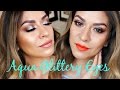 Colorful Summer Makeup Tutorial | MAC Bangin&#39; Brilliant Dazzleshadow - Glittery Eyes