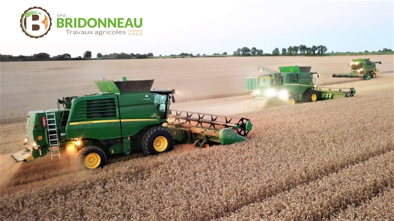 3 Machines pour la Moisson de Blé 2022 SAS BRIDONNEAU & OUVRARD ...