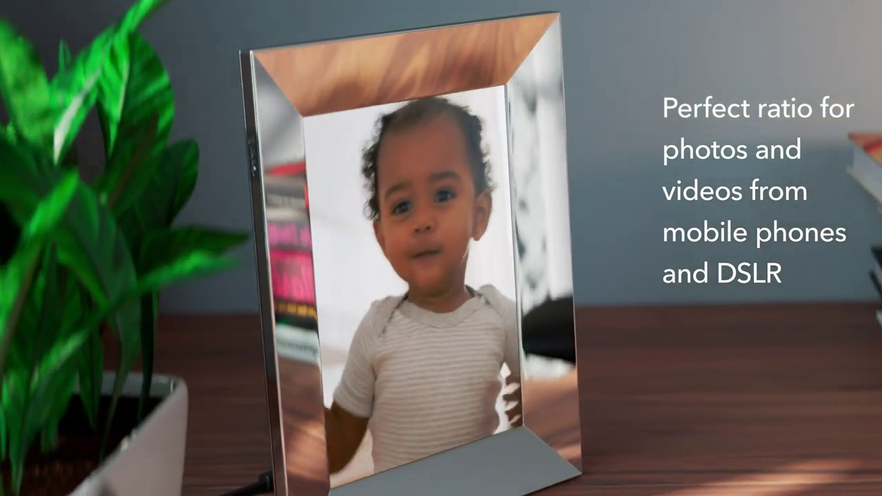 Nixplay Smart Photo Frame Review Elegant and easytouse Me Enjoying