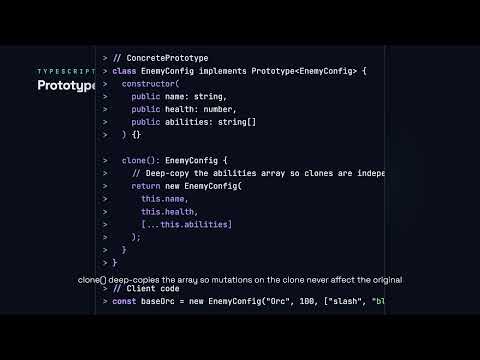 Prototype - Software Design Patterns