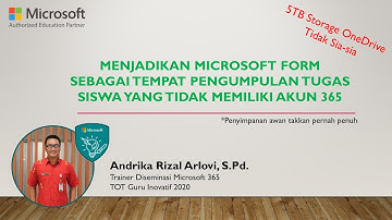 MENGGUNAKAN MICROSOFT FORM UNTUK PENGUMPULAN TUGAS SISWA YANG TIDAK MEMILIKI AKUN MICROSOFT 365