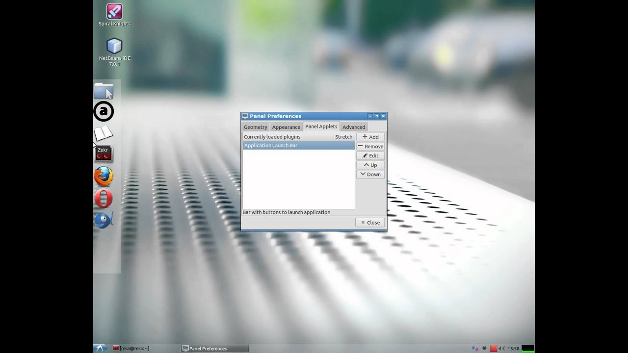 LXPanel Lubuntu