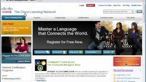 Guided Tour - Cisco Learning Network