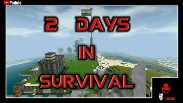 ⬜2nd day in survival mini block craft 3d how to play survival in mini block craft 3d #mdgaming94