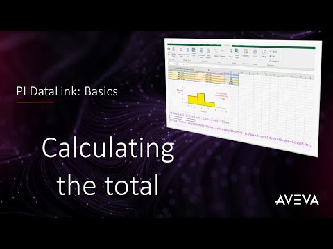 PI DataLink: Basics - Calculating the total