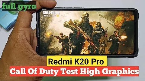 Redmi K20 Pro Call Of Duty Mobile Test High Graphics Settings 2020 | call of duty game test video