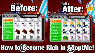 How to Become Rich in Adoptme FAST! | Roblox Adoptme