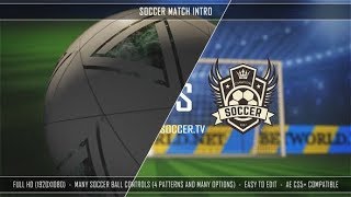 Soccer Match Intro (After Effects template)