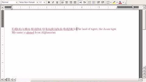 Learning MS Word in Pashto (Undo,Redo,Cut,Copy,Paste,PasteSpecial,Link and Object)