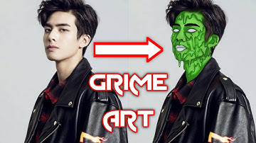 TUTORIAL GRIME ART MUDAH DI ANDROID || AUTODESK SKETCHBOOK