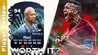 Super DISAPPOINTED 😥! 94 Rated TOTS Moments NANI Player Review! EA FC24