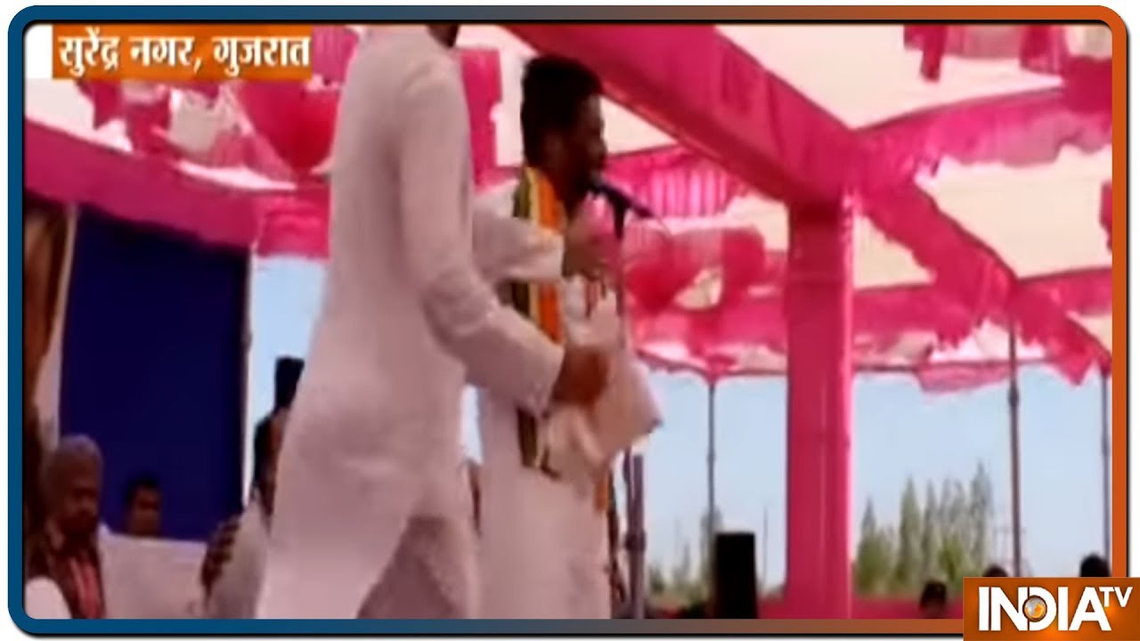 Hardik Patel Slapped During Public Rally In Gujarat’s Surendranagar