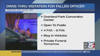 Hundreds expected to attend drive-by visitation for slain Overland Park officer