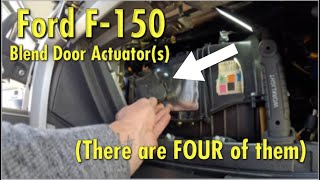 How to replace Ford F150 Blend Door Actuator(s)