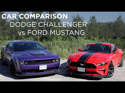 ford-mustang-gt-vs-dodge-challenger-scat-pack-|-car-comparison-|-driving.ca