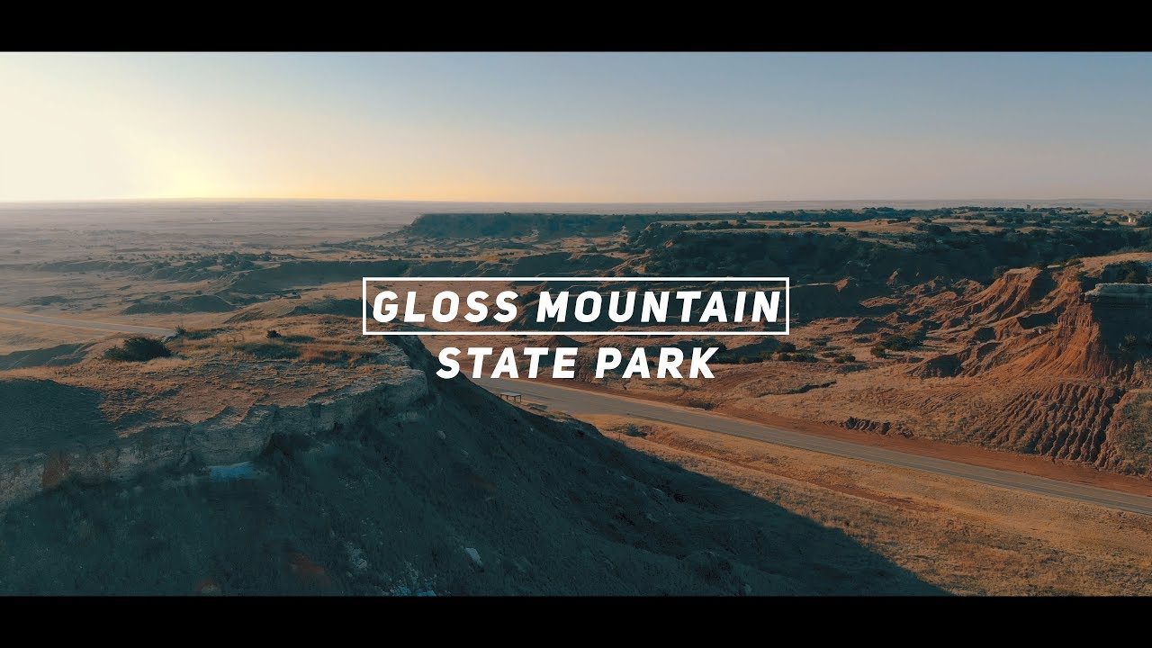 Gloss Mountain State Park, OK  4K Aerial /// Reeses Go Places