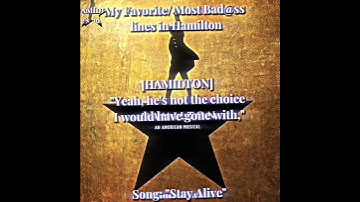Thumbnail of what's your favorite hamilton line? | #hamilton