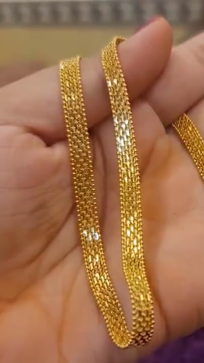 Heavy gold chain design 😙#goldjwellery #goldaccessories #goldaccessories #goldstyle