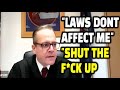 Sovereign Nutjob SURRENDERS To The Judge After He DECIMATES Her In Court