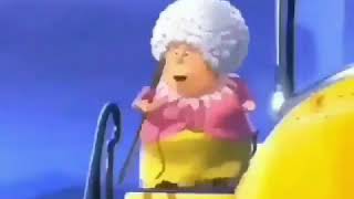 Grandma does a back flip