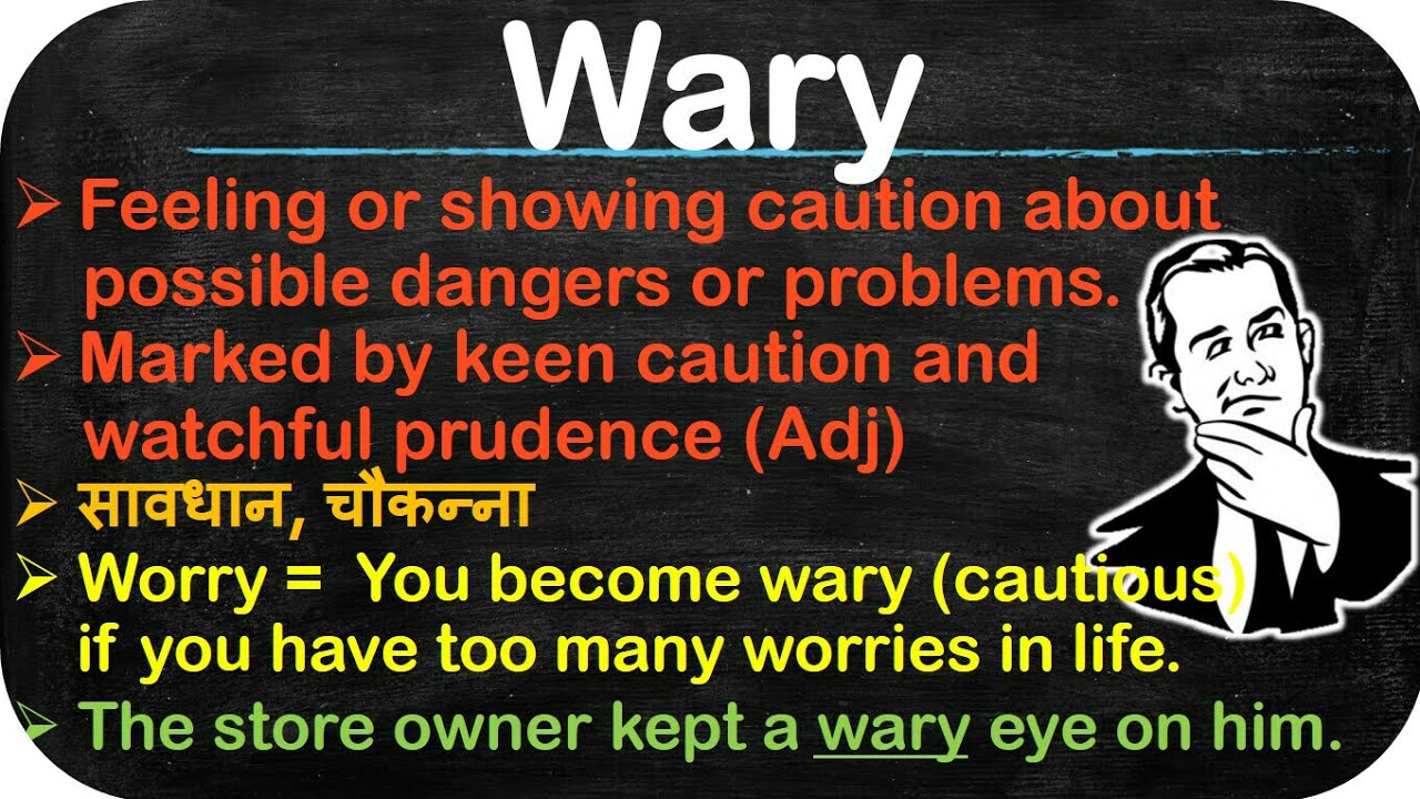 53 Examiner S Most Favourite Words Meaning Of Wary With Picture Tricks N Hindi Meaning Youtube