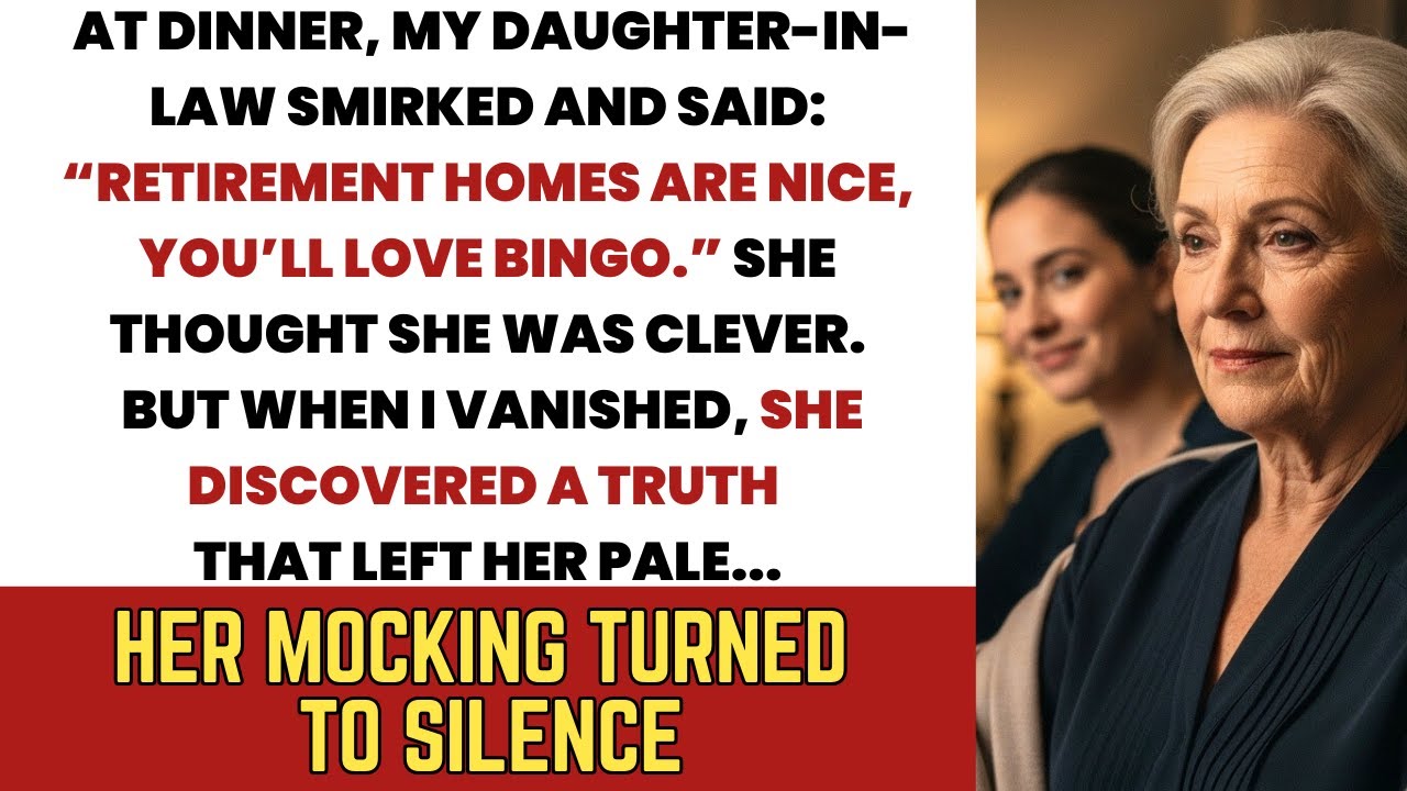 MY DAUGHTER-IN-LAW TOLD ME: “RETIREMENT HOMES ARE NICE, YOU’LL LOVE BINGO.”