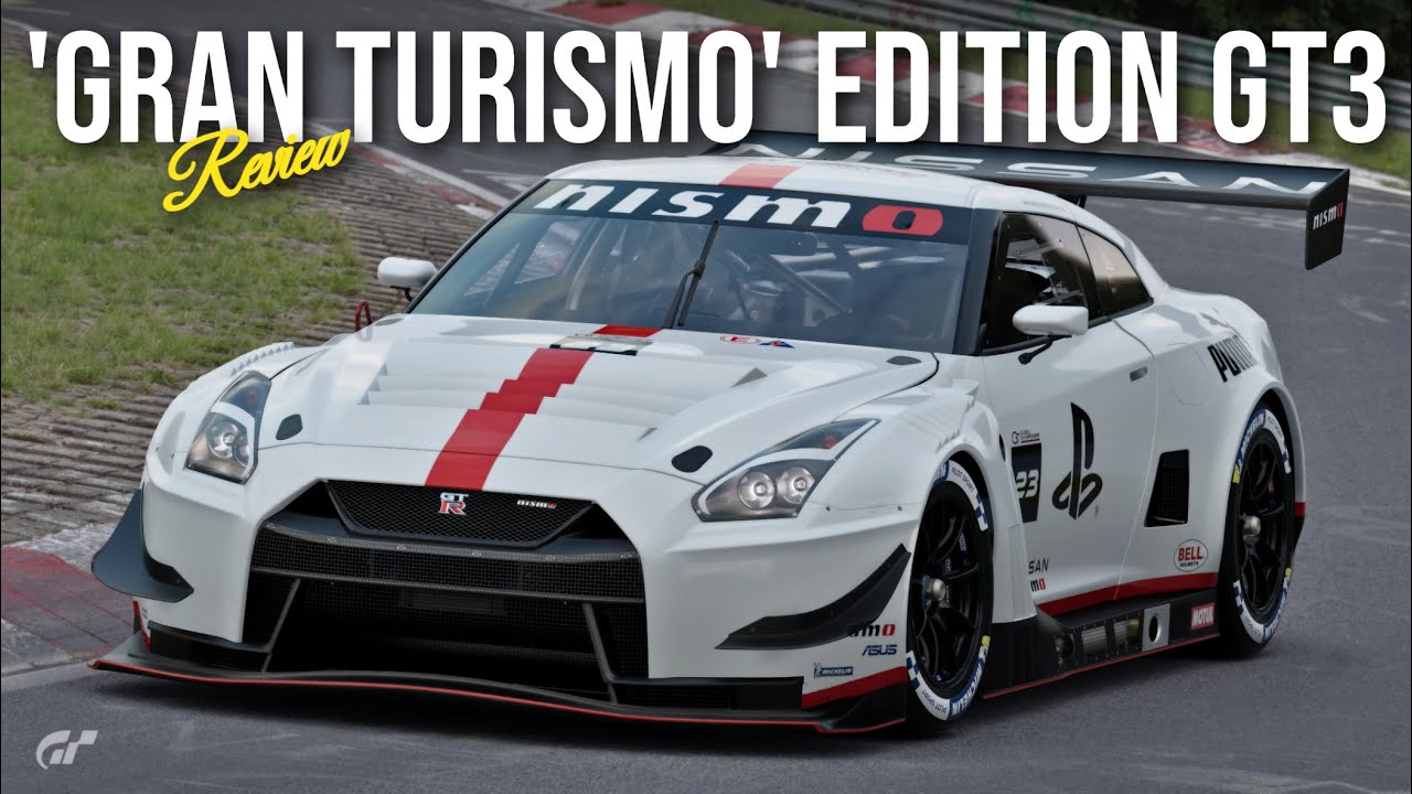 Mostrando o GT-R Nismo do filme Gran Turismo no jogo 