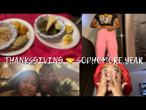 Thanksgiving Vlog + Sophomore Year GRWM | 20 Days Of J3