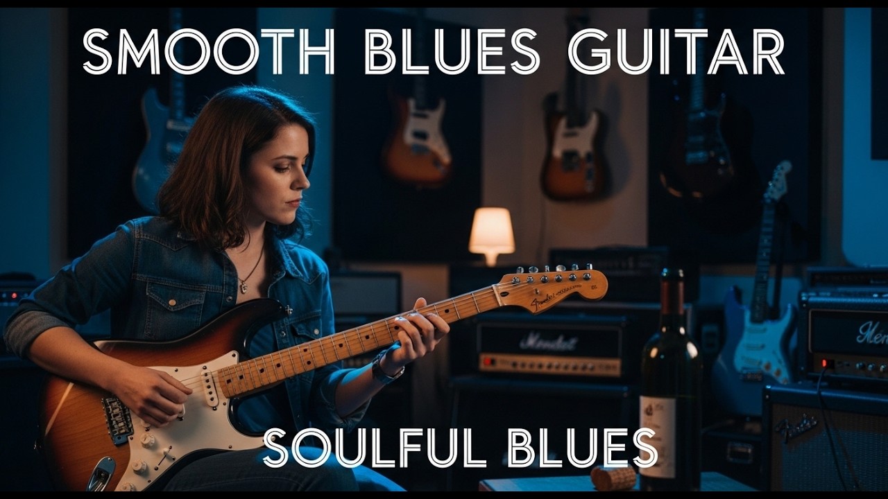 Instrumental Blues Guitar | Late Night Smooth Blues Guitar Mood