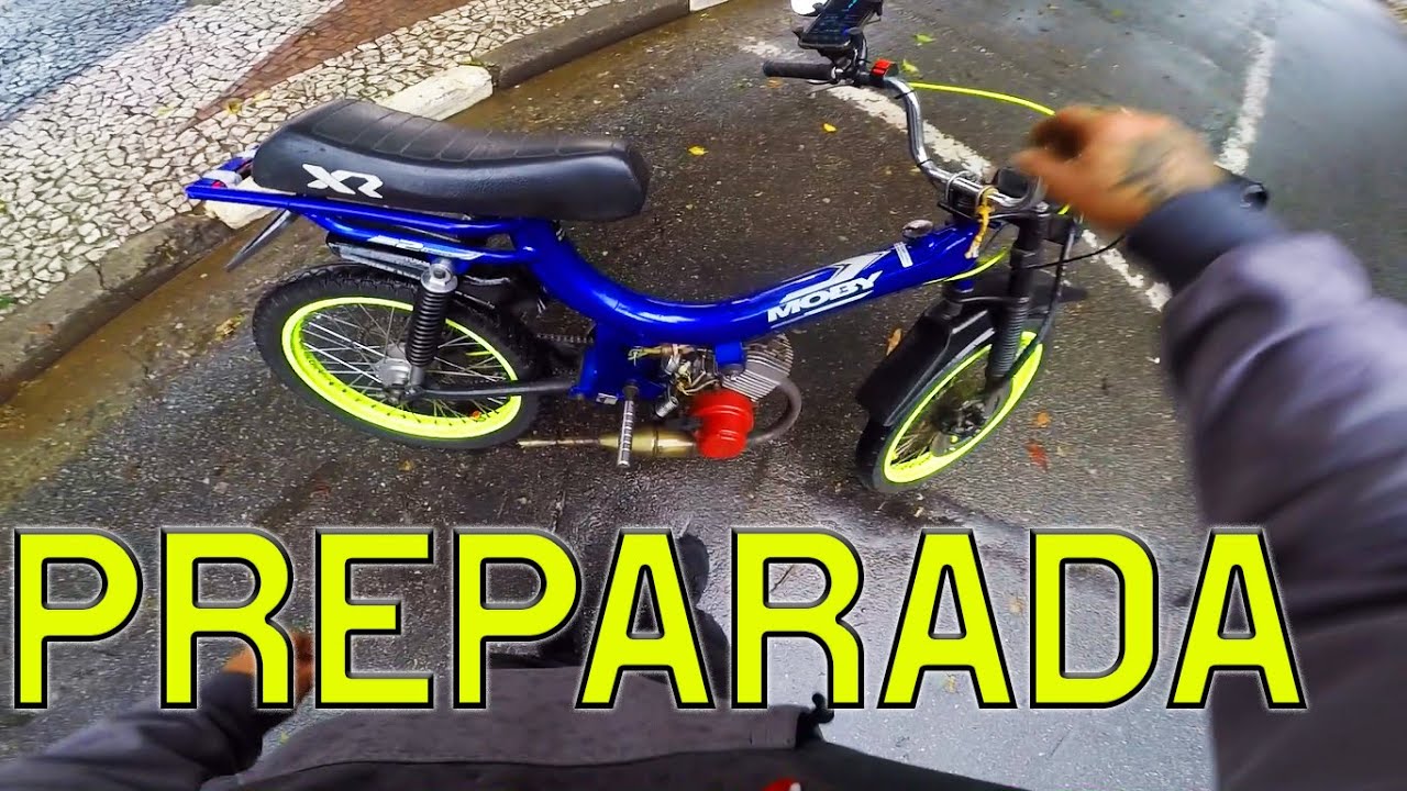 MINHA NOVA MOBILETE 2T  75cc  - BATIZADA POR SÃO PEDRO !